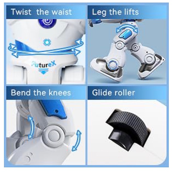 Ruko Smart Robot Kids Large Programmable Interactive RC Robot with Voice Control - Picture 15 of 17